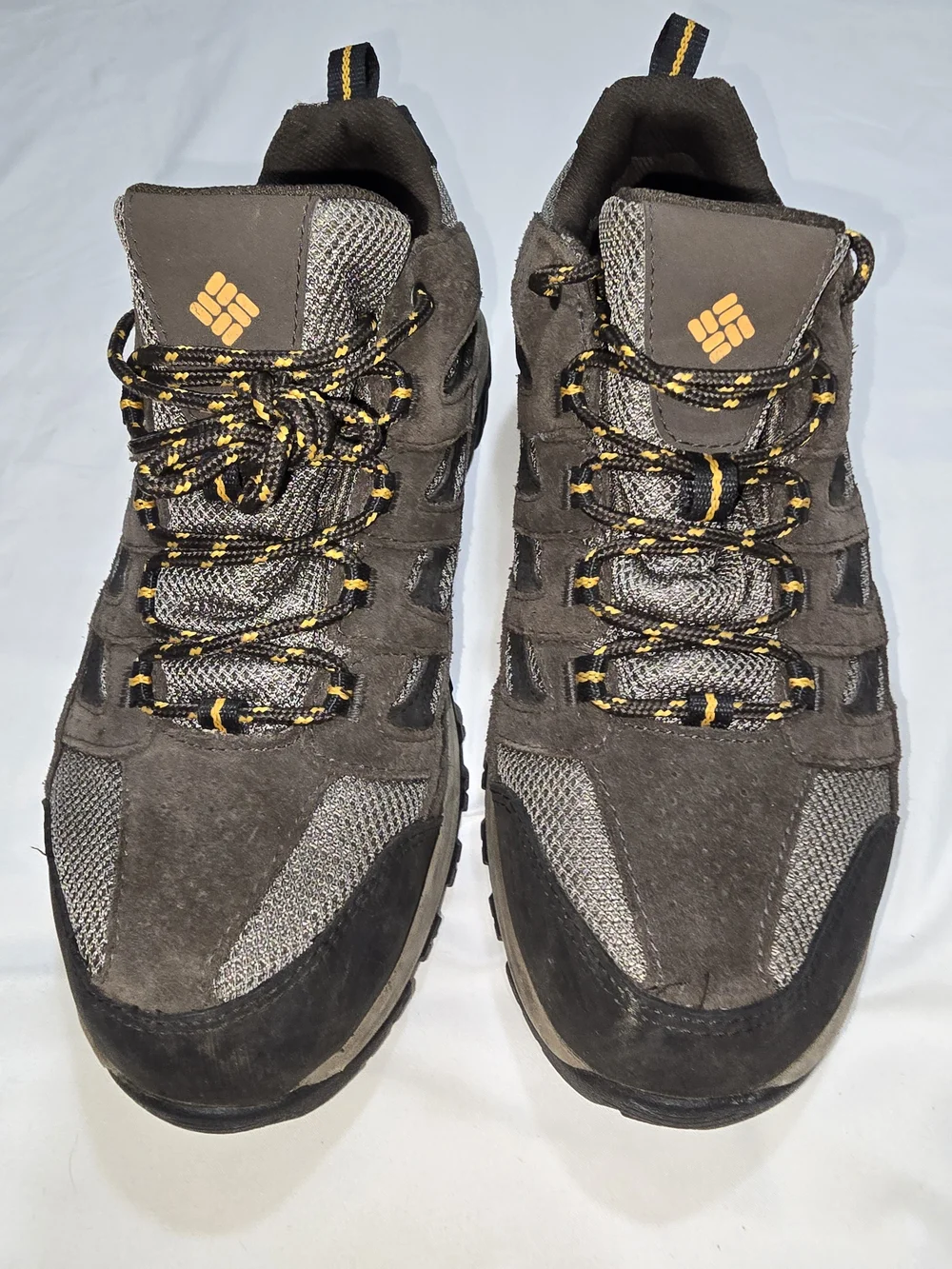 Columbia Mens 8 Waterproof Hiking Shoes BM5372-255 Brown Omni-Tech Trail